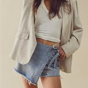 Free People Emmy denim skort, size US 4.